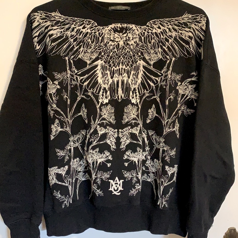 McQueen embroidered sweater